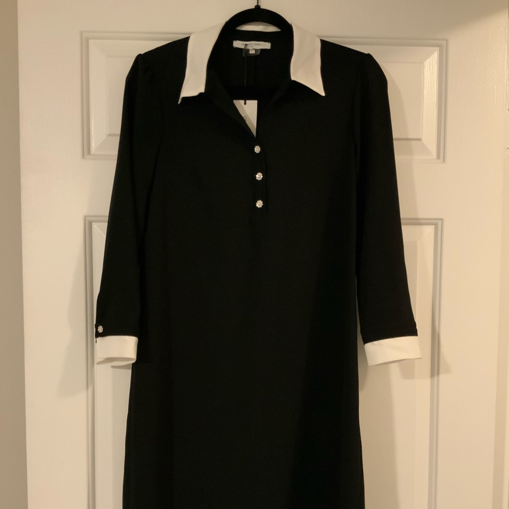 Gerard Darel Ticia Button Neck Dress